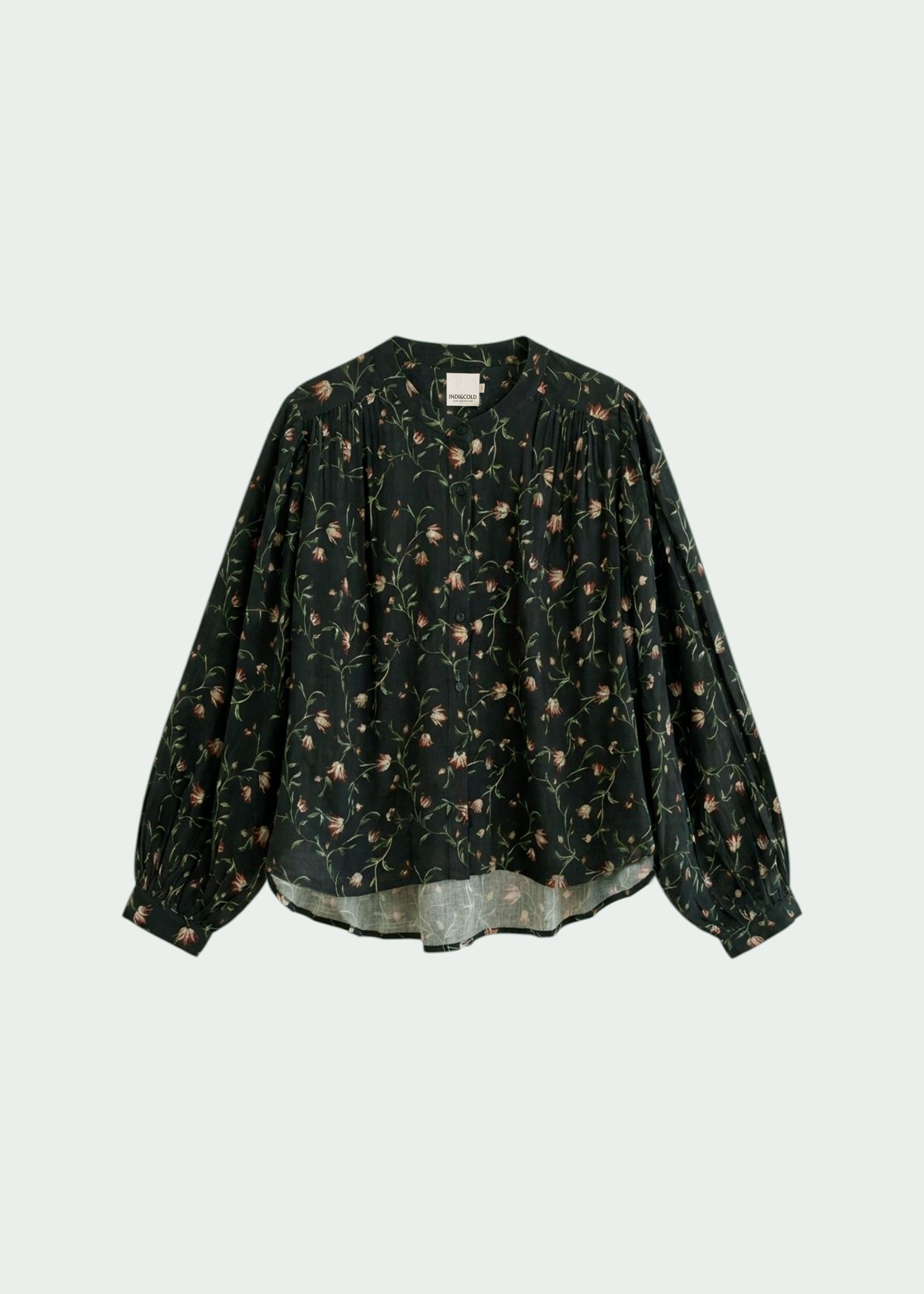 Indi & Cold - Indi&Cold Floral Print Shirt -