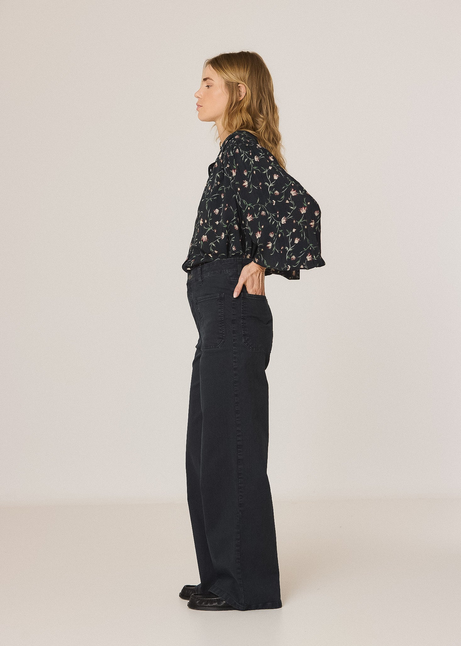 Indi & Cold - Indi&Cold Floral Print Shirt -