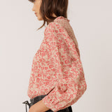 Indi & Cold - Smocked Embroidery Shirt -