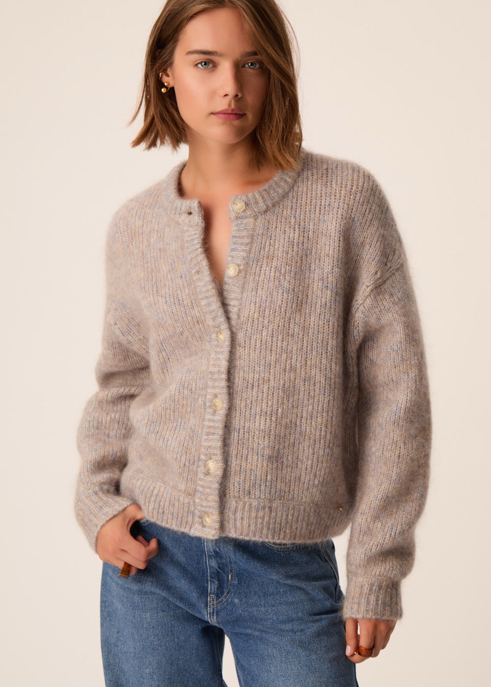 Des Petits Hauts - Ambre Cardigan - Chardon Mouline