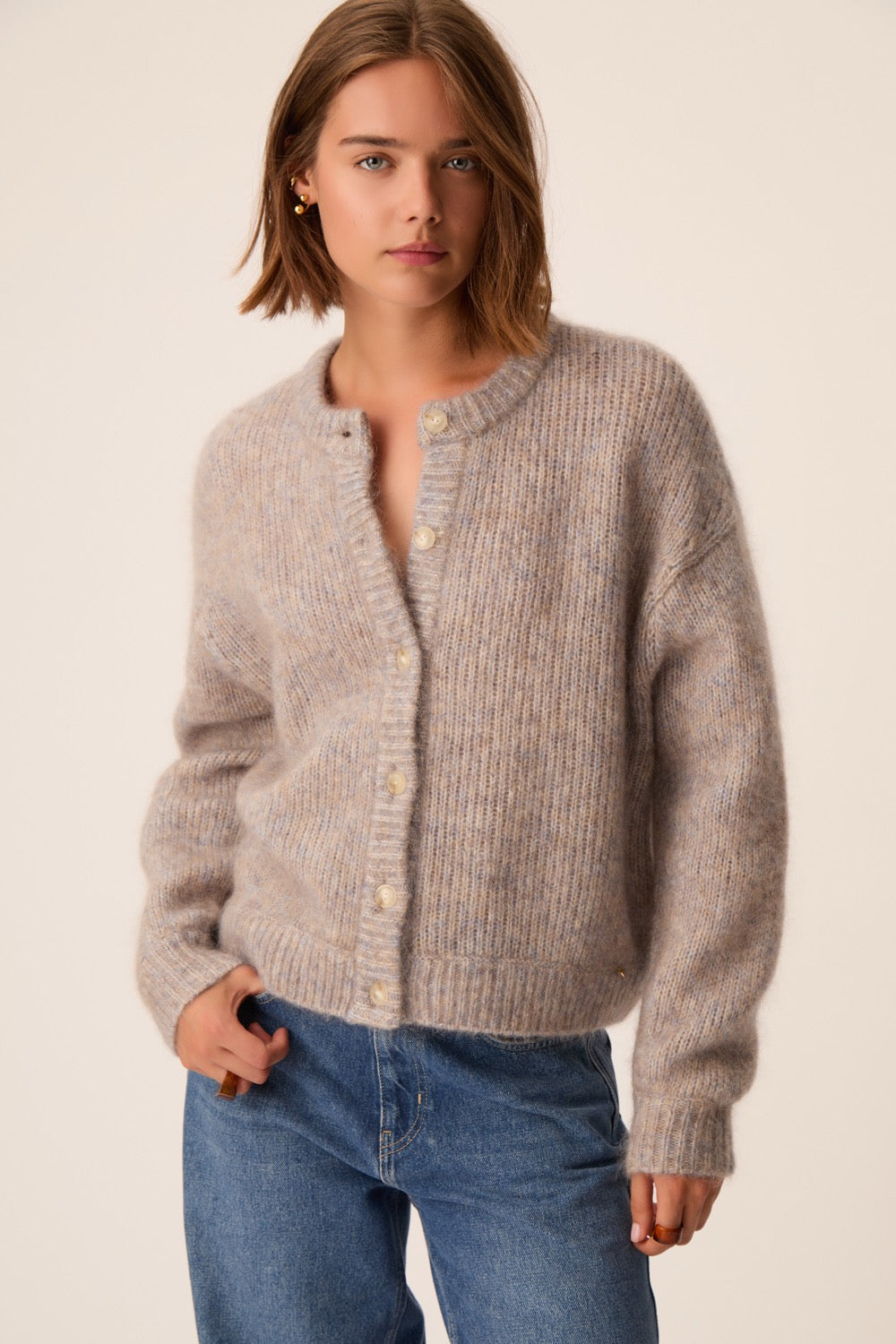 Des Petits Hauts - Ambre Cardigan - Chardon Mouline