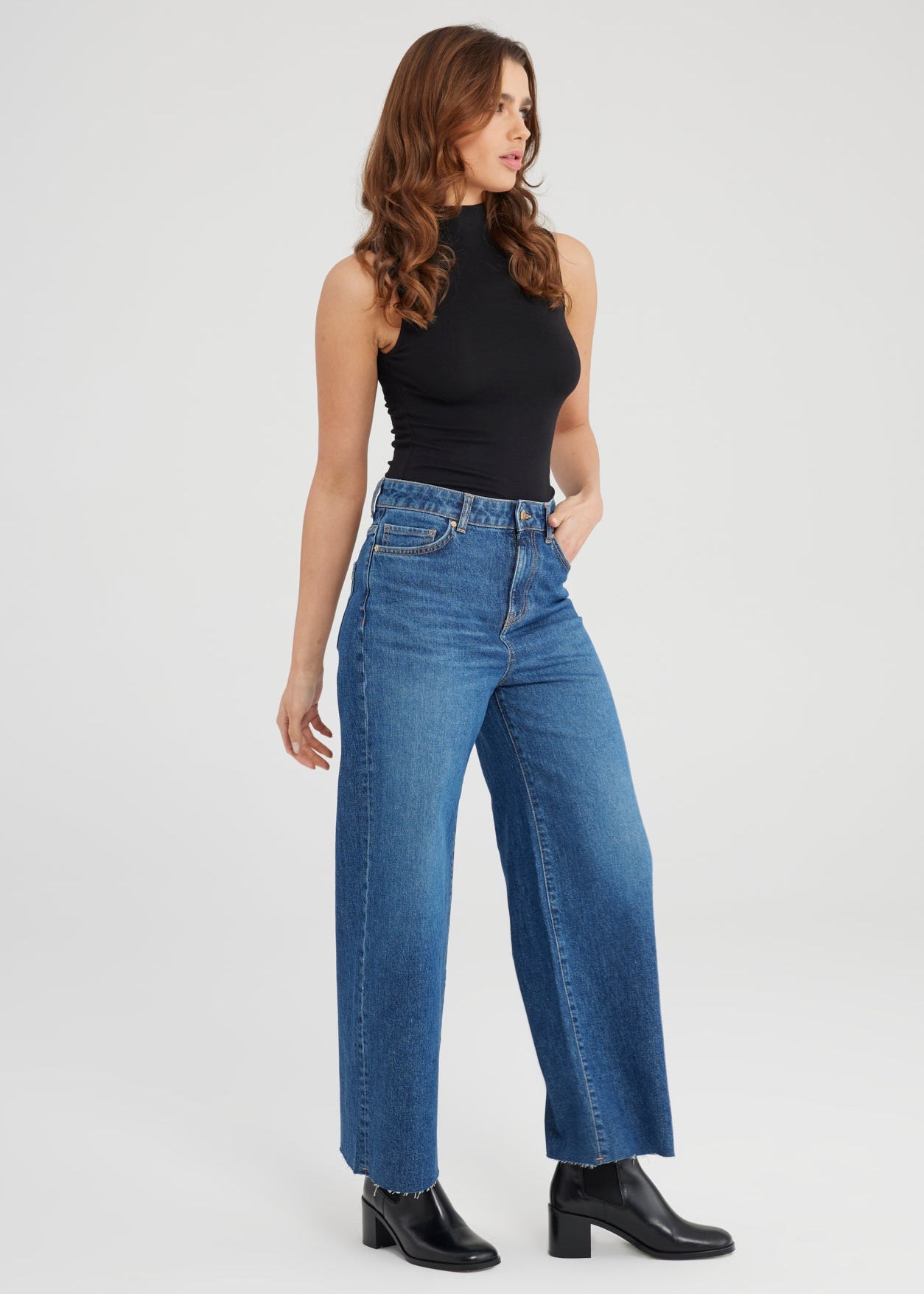 Cup of Joe - Aura Wide Leg Jean -