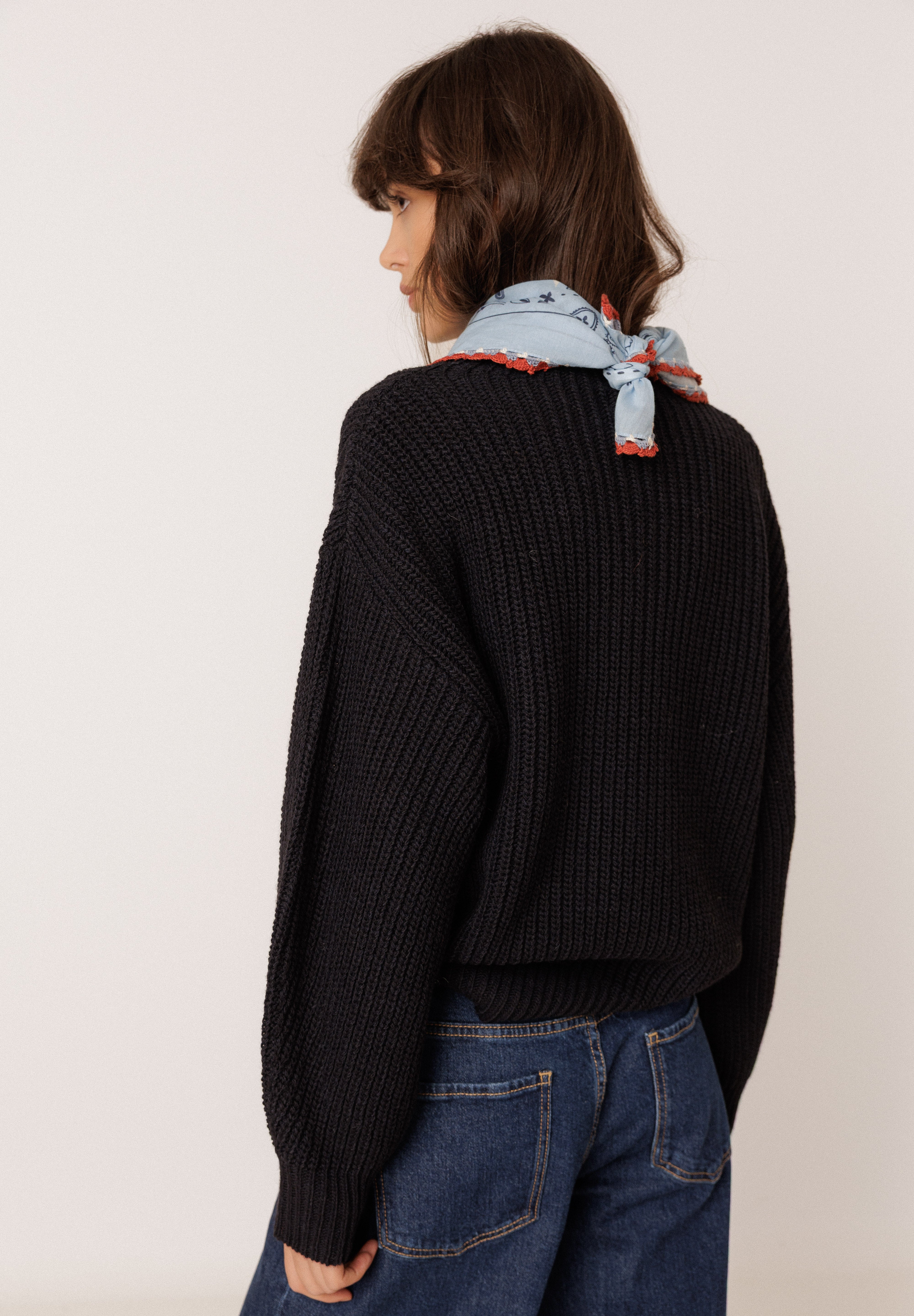 Indi & Cold - Maxi-Ribbed Sweater -