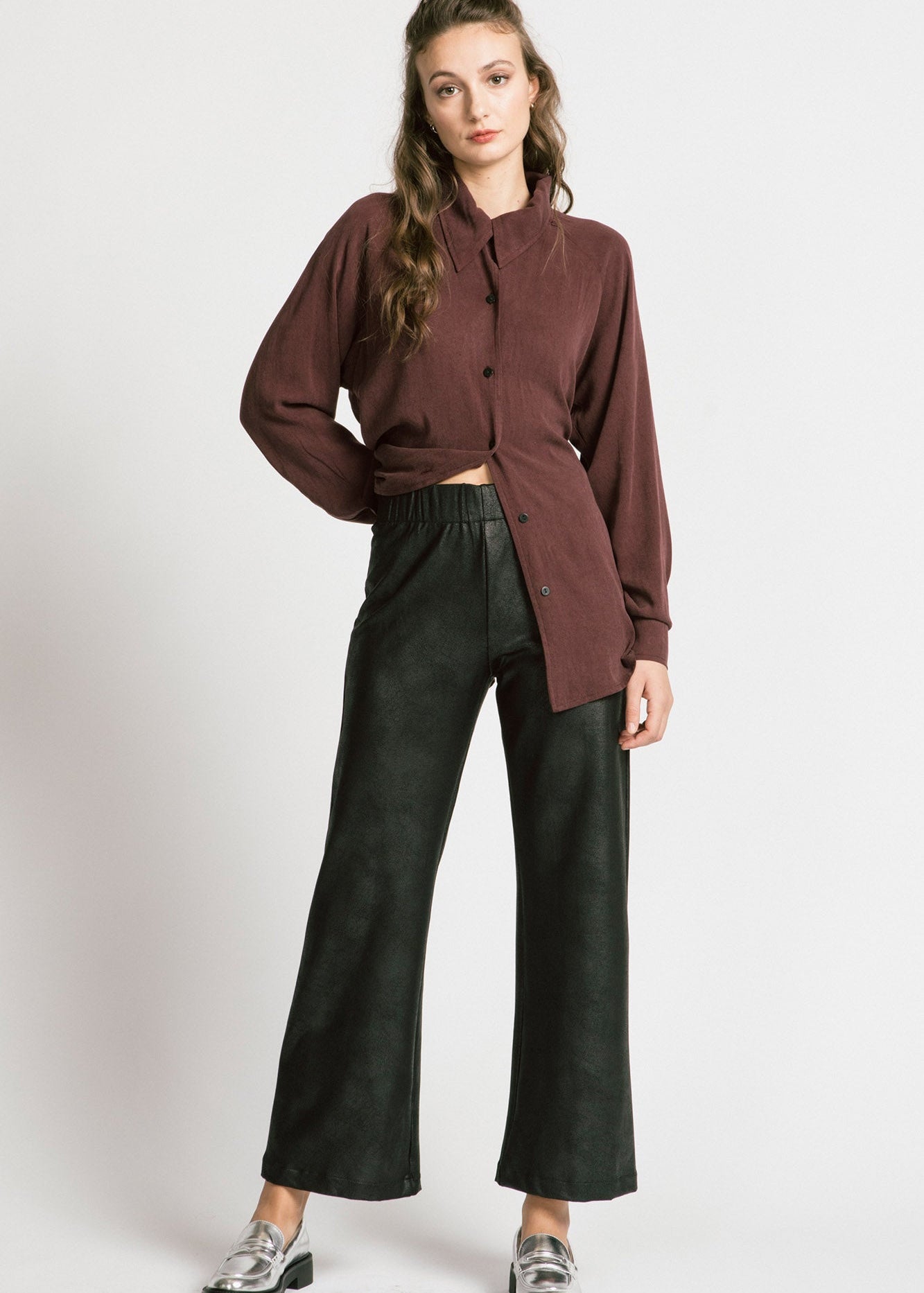 Allison Wonderland - Shanna Pant - Leatherette
