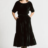 Thorn Bird Velvet Skirt