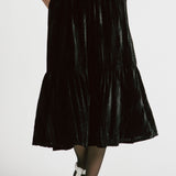 Thorn Bird Velvet Skirt