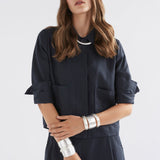 ELK - Gild Thin Cuff Bangle – Silver -