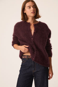 Des Petits Hauts - Bea Cardigan - Prune