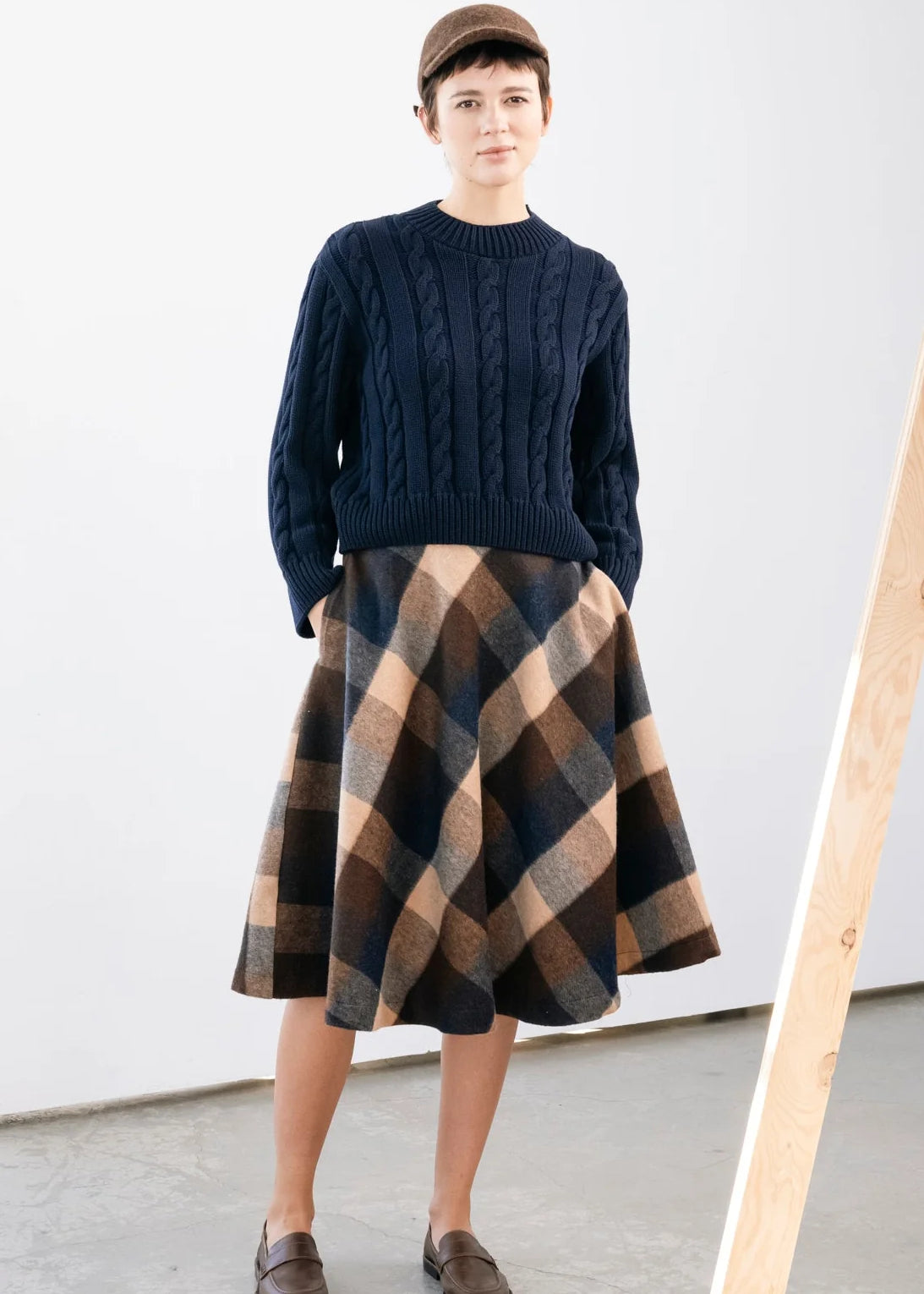 BODYBAG - Chelsea Cropped Cable Knit -