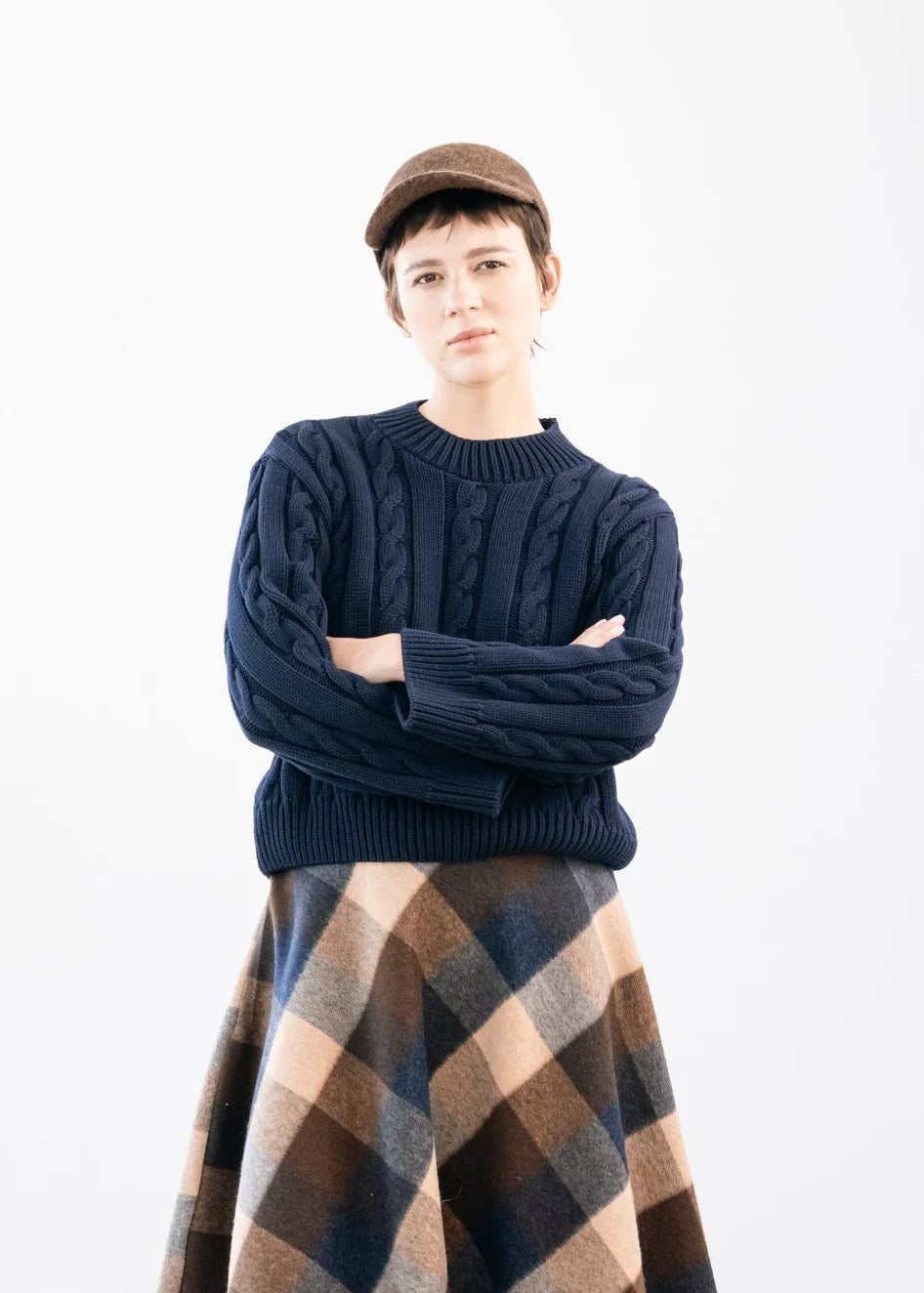 BODYBAG - Chelsea Cropped Cable Knit -