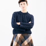 Chelsea Cropped Cable Knit