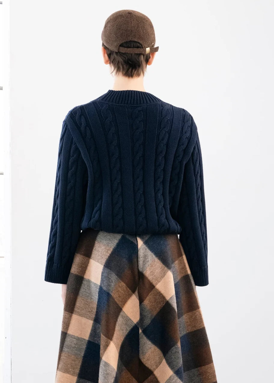 BODYBAG - Chelsea Cropped Cable Knit -