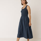Indi & Cold - Combination Poplin Dress -