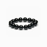 Soi - Chunky Black Onyx Stretch Bracelet -