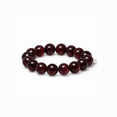 Soi - Chunky Garnet Stretch Bracelet -
