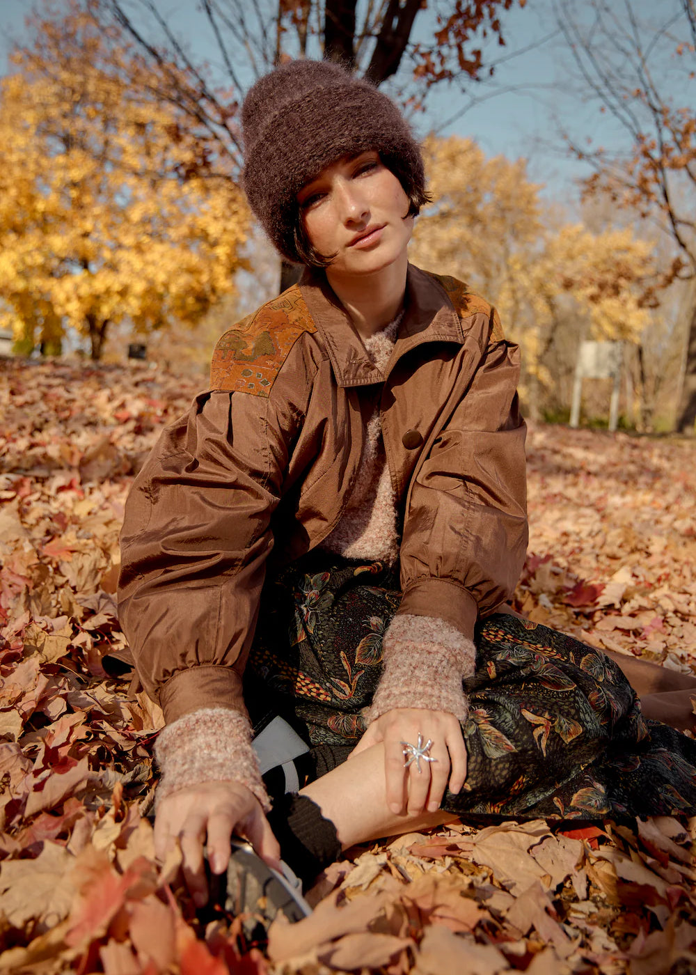 Heirloom - Cloud Mohair Beanie – Chocolate Brown -