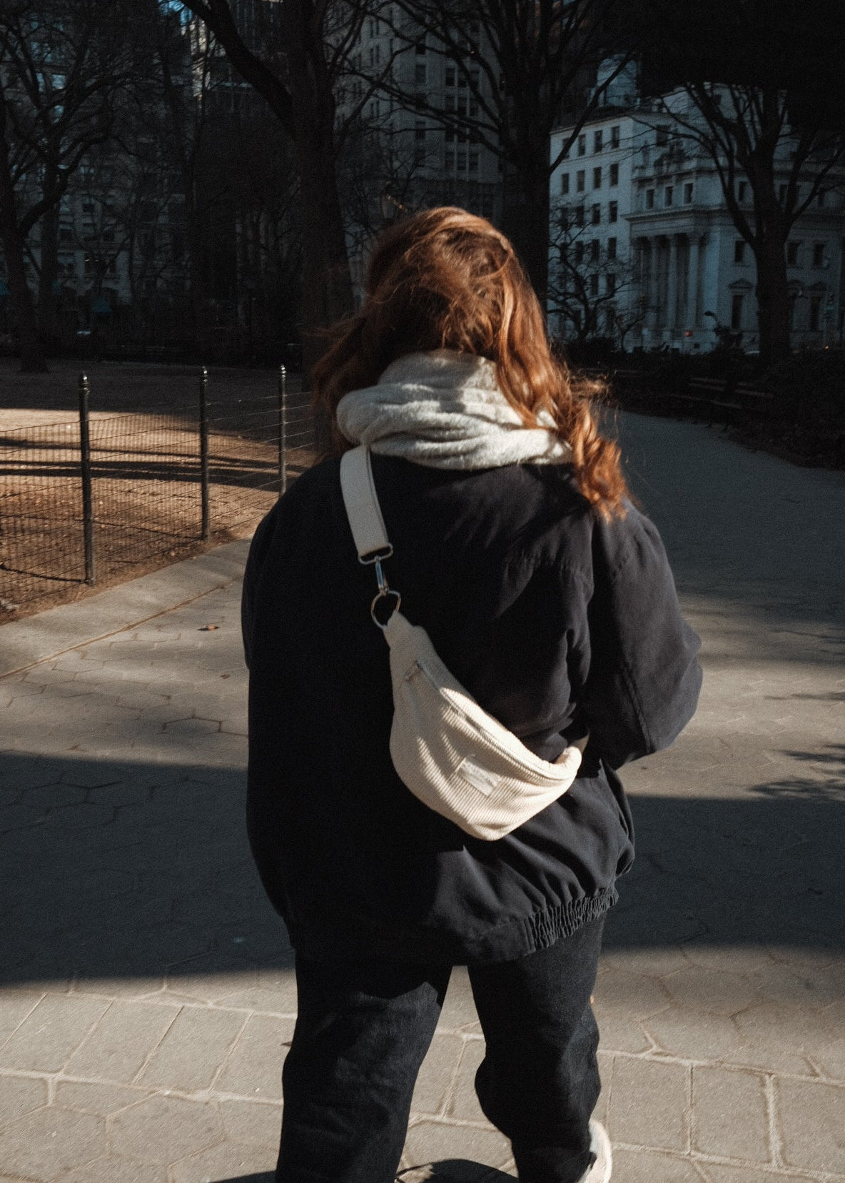 dans le sac - Cord Belt Bag – Vanilla -