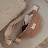 dans le sac - Quilted Belt Bag – Tan -