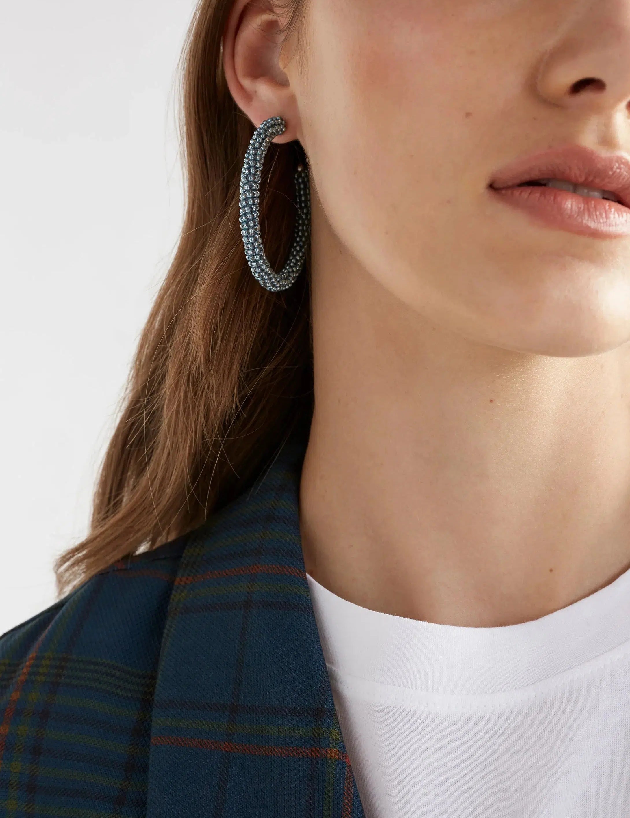 ELK - Kolle Hoop Earring - Denim