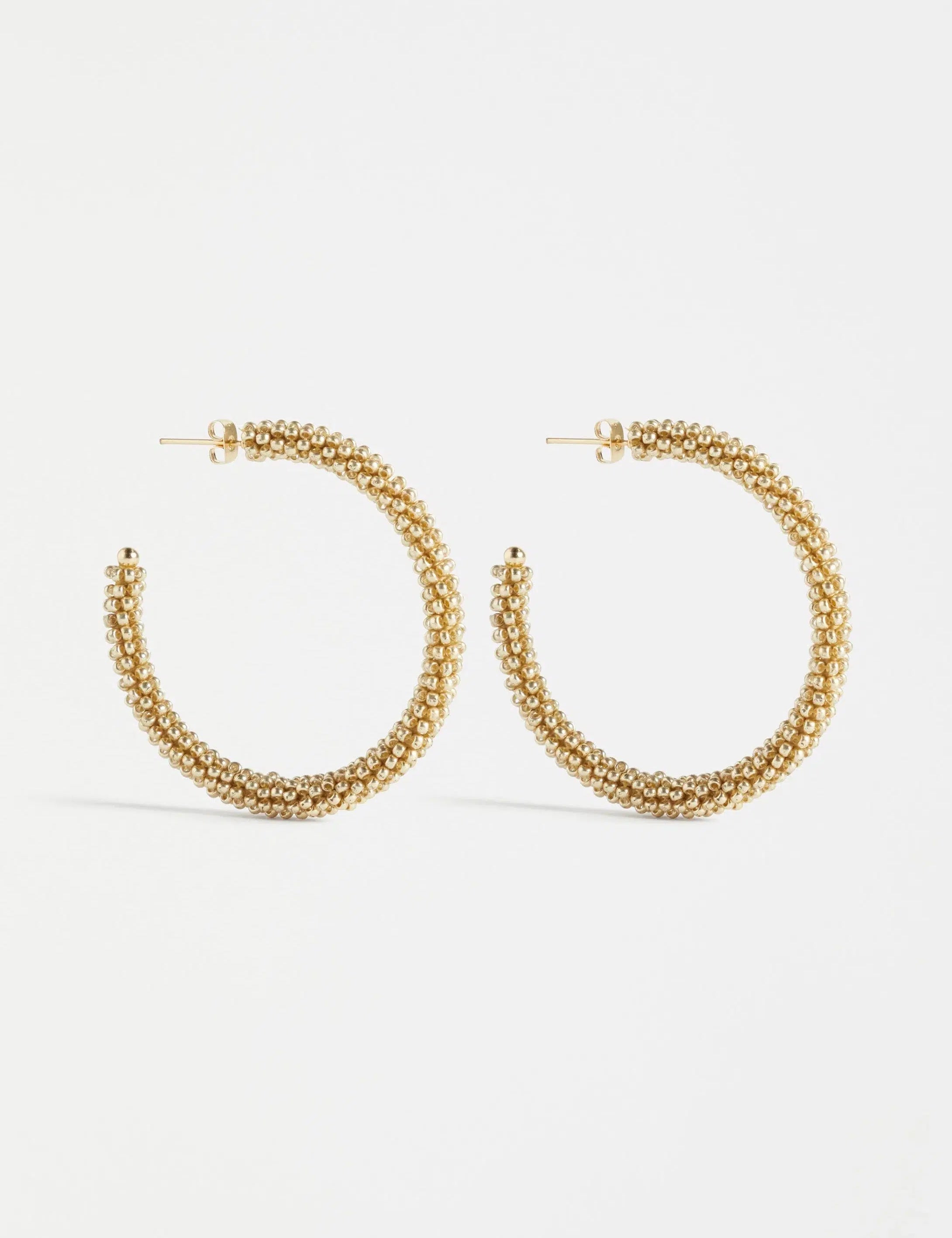 ELK - Kolle Hoop Earring - Champagne