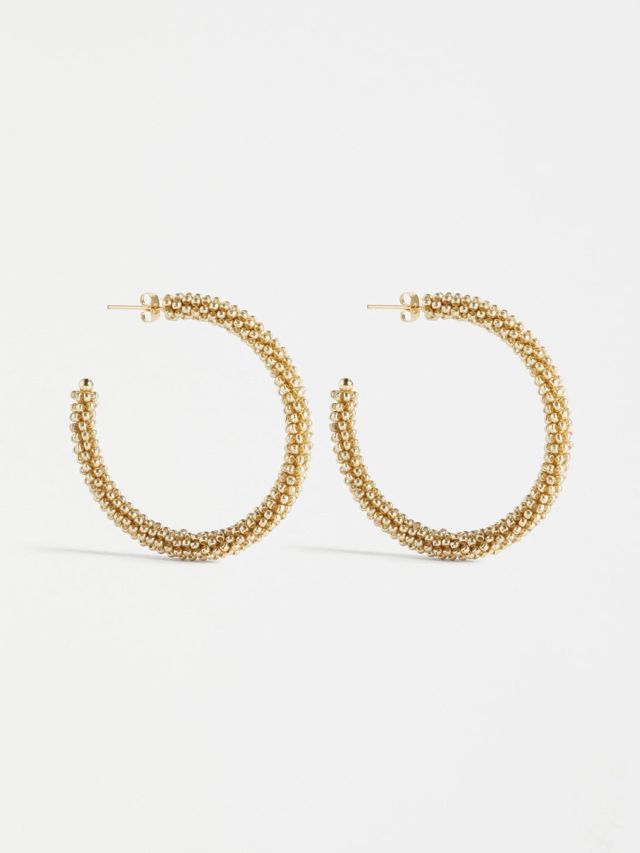 ELK - Kolle Hoop Earring - Champagne