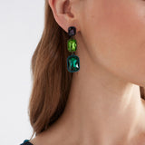 Jule Long Drop Earring – Teal