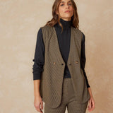 Indi&Cold Check Vest ES330-Indi & Cold-Sattva Boutique