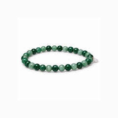 Soi - Essential Green Moss Agate Stretch Bracelet -