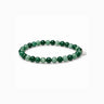 Soi - Essential Green Moss Agate Stretch Bracelet -