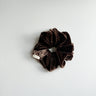 Billy Bamboo - Silk Velvet Scrunchie – Black Coffee -