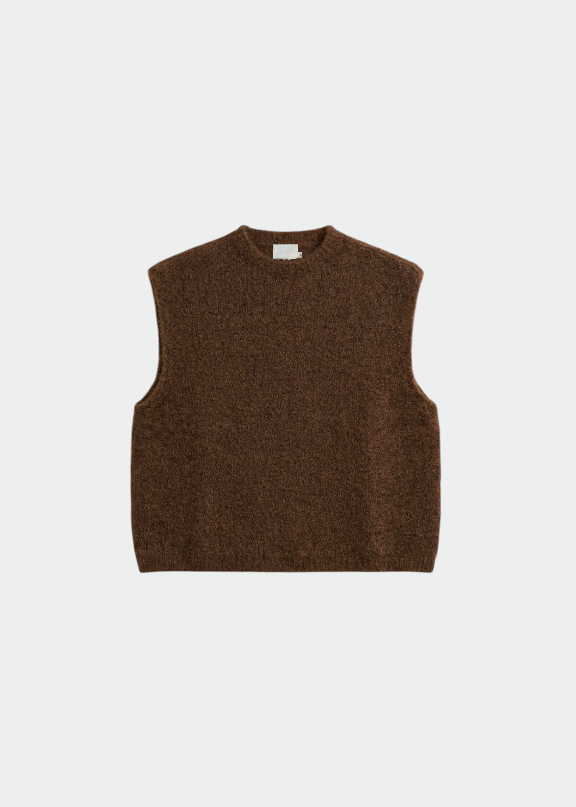 Indi & Cold - Indi&Cold Boxy Vest With Mohair -