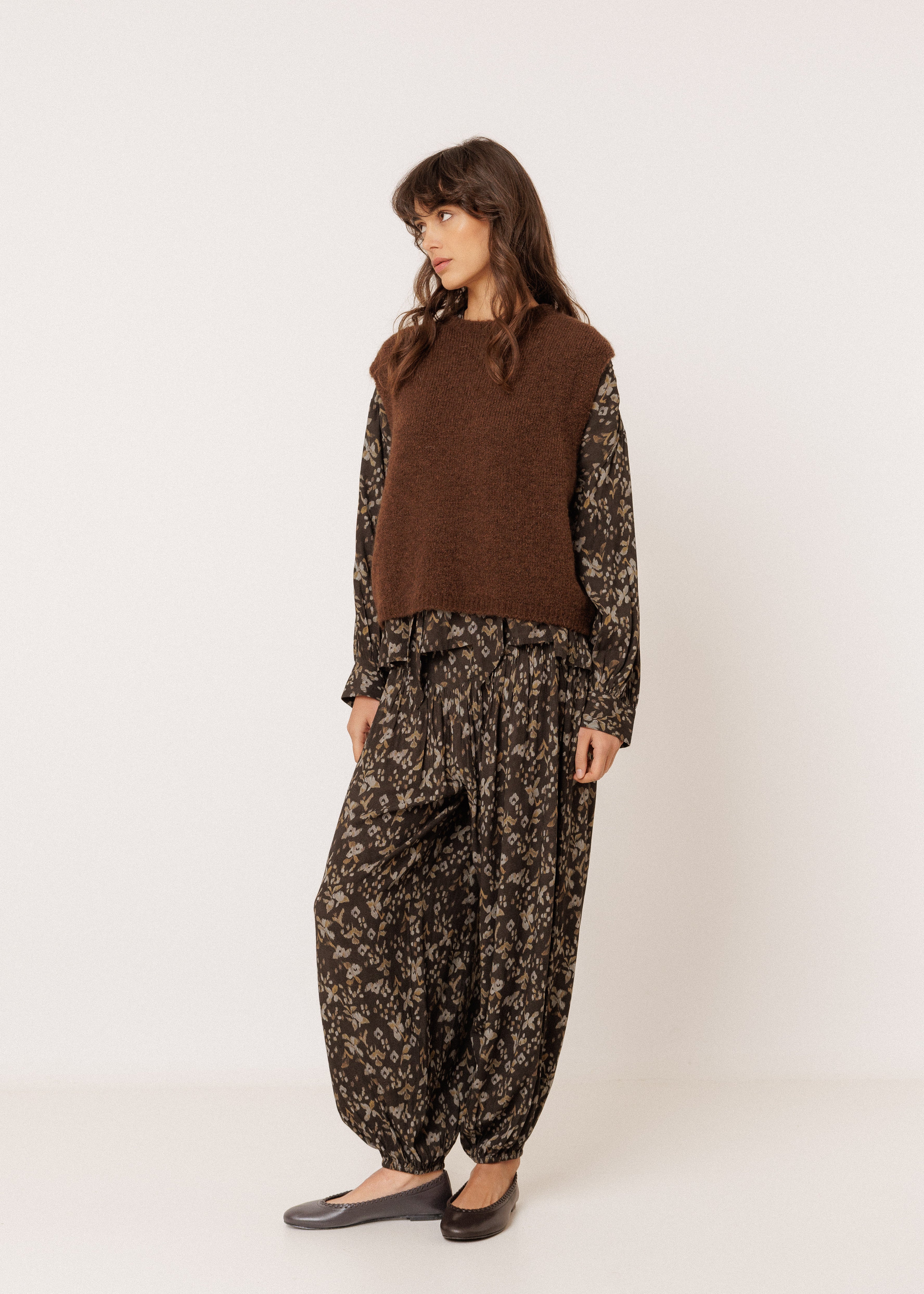 Indi & Cold - Indi&Cold Boxy Vest With Mohair -
