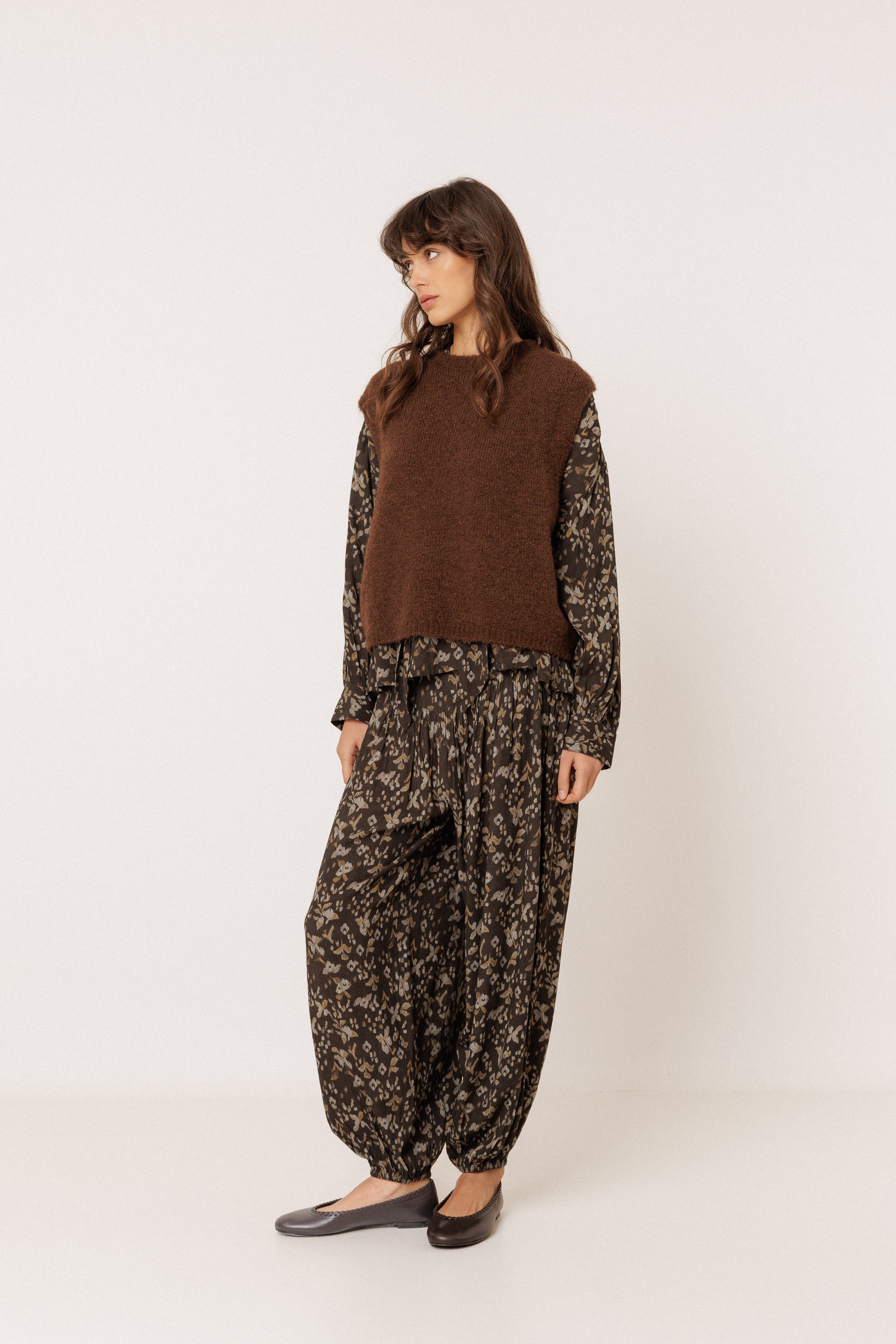 Indi & Cold - Boxy Vest With Mohair -