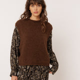 Indi & Cold - Boxy Vest With Mohair -