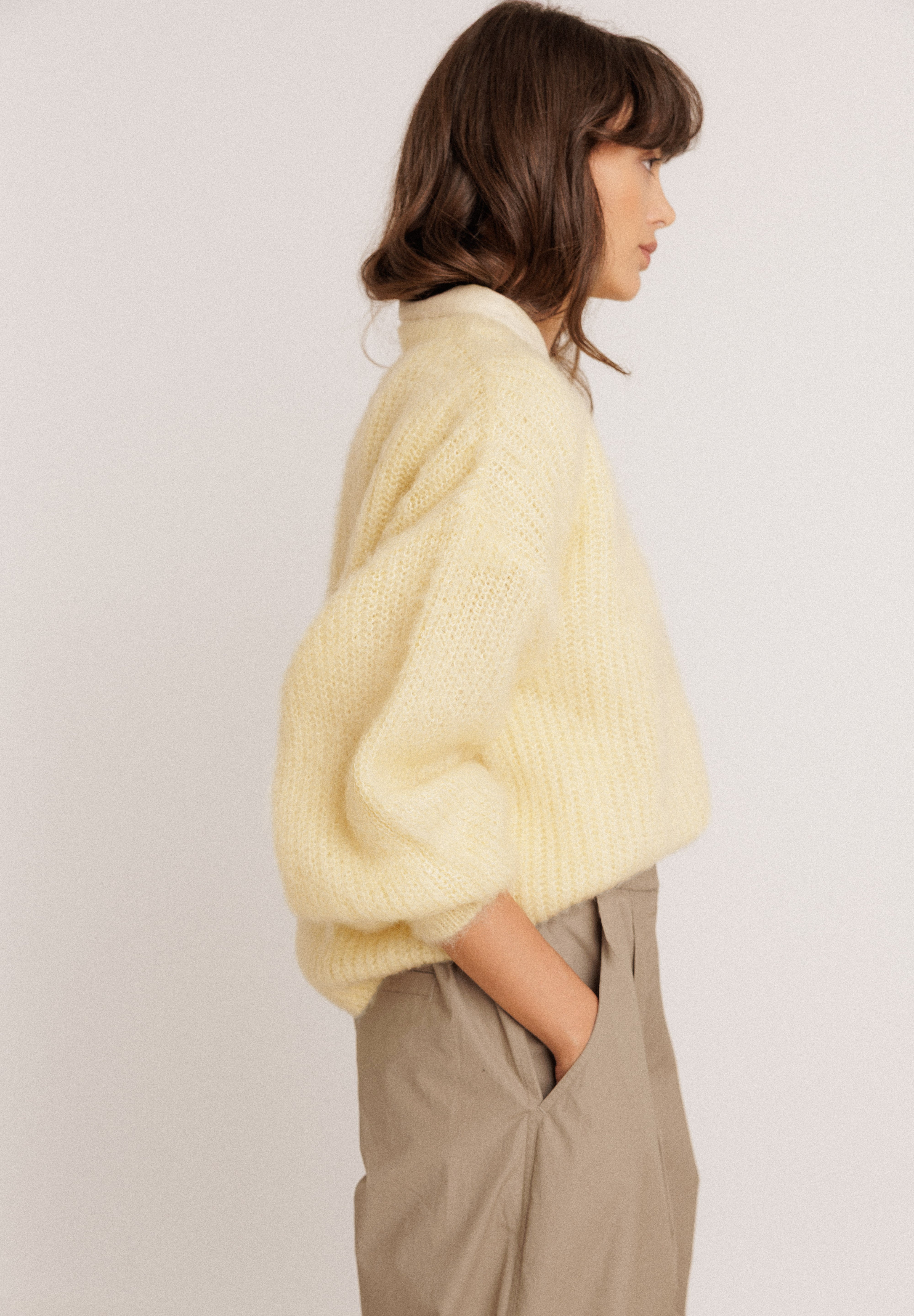 Indi & Cold - Brushed Mohair Sweater -