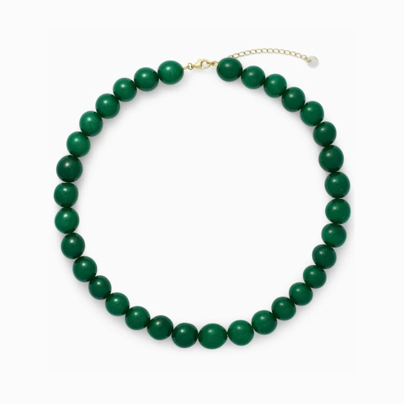 Soi - Faro Green Jade Necklace -