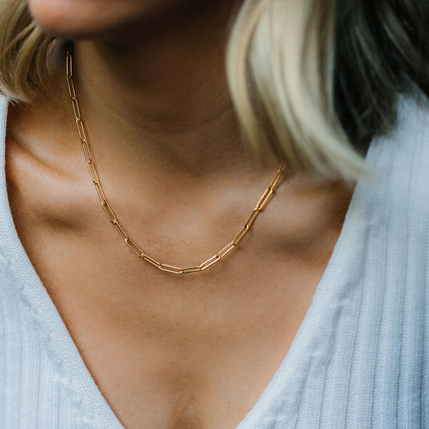 Leah Alexandra - Hailey Chain – Gold 17" -