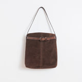 Indi & Cold - Split-Suede Bag – Chocolate -