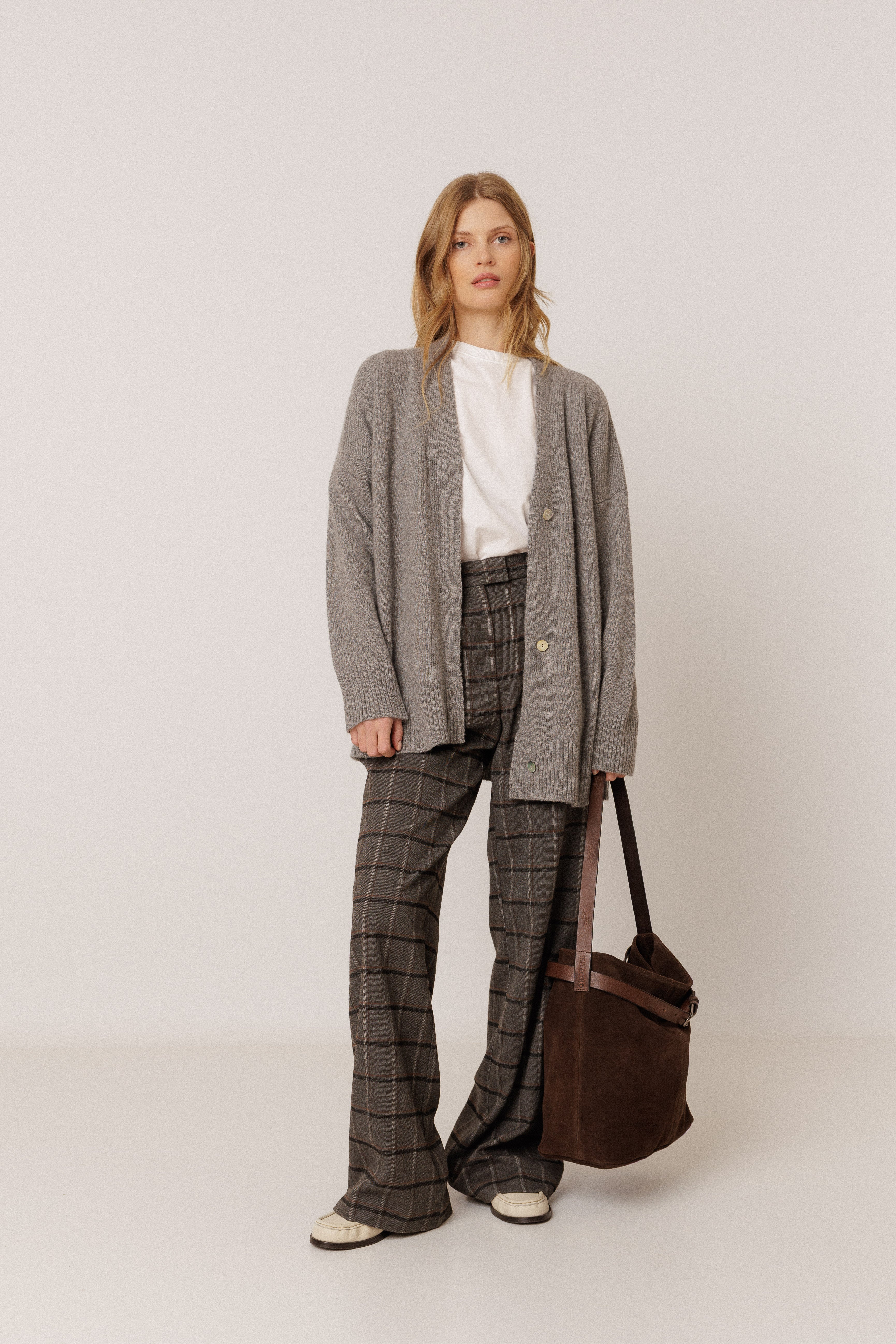 Indi & Cold - Split-Suede Bag – Chocolate -