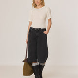 Indi & Cold - Split-Suede Bag – Safari Green -