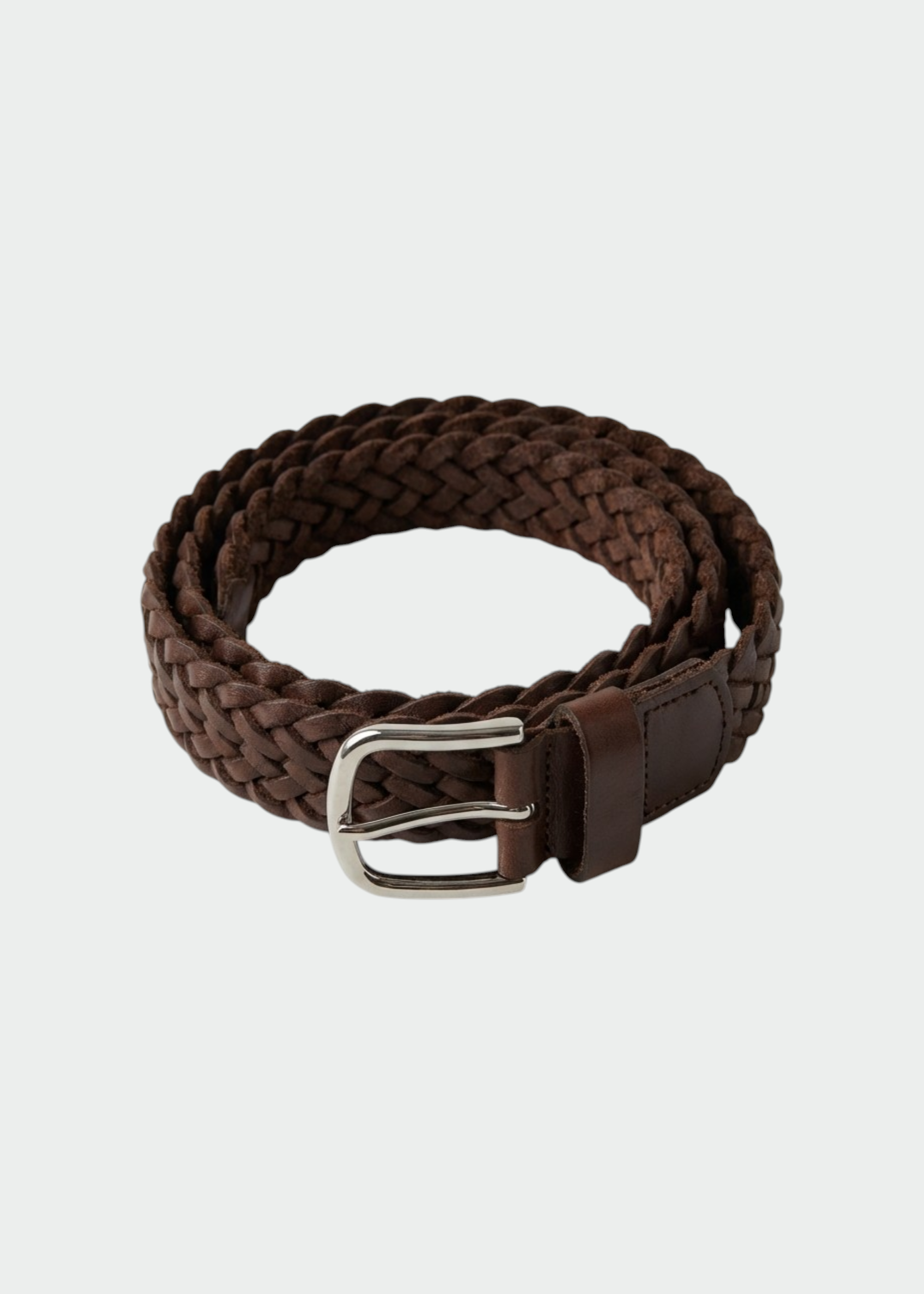 Indi & Cold - Indi&Cold Braided Leather Belt -