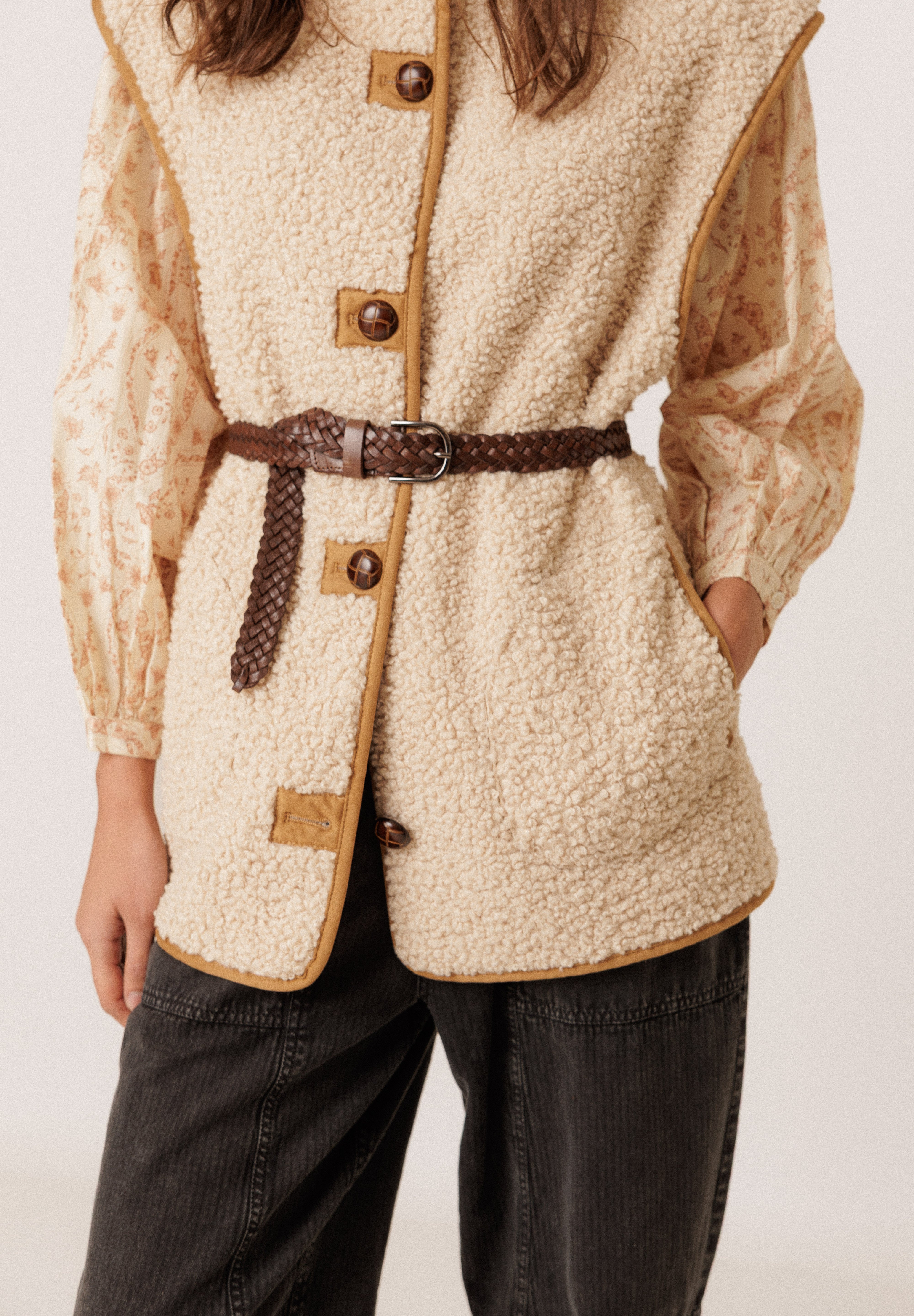 Indi & Cold - Braided Leather Belt -
