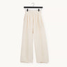 Pokoloko - Crinkle Palazzo Pants - Cream O S