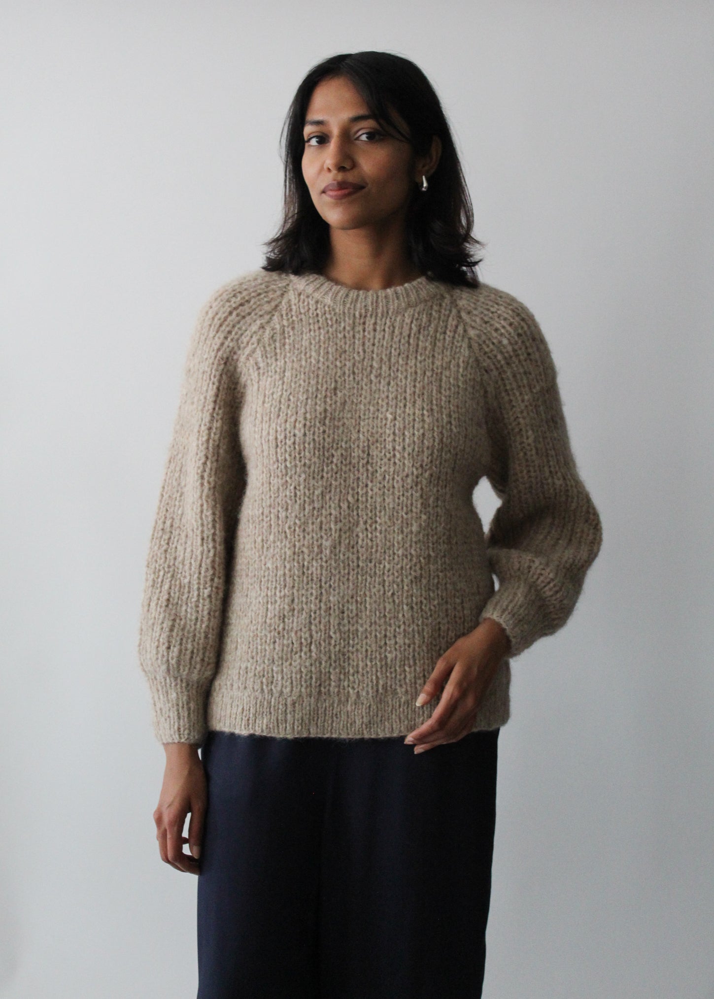 Sattva by Sarah - White Point Sweater -