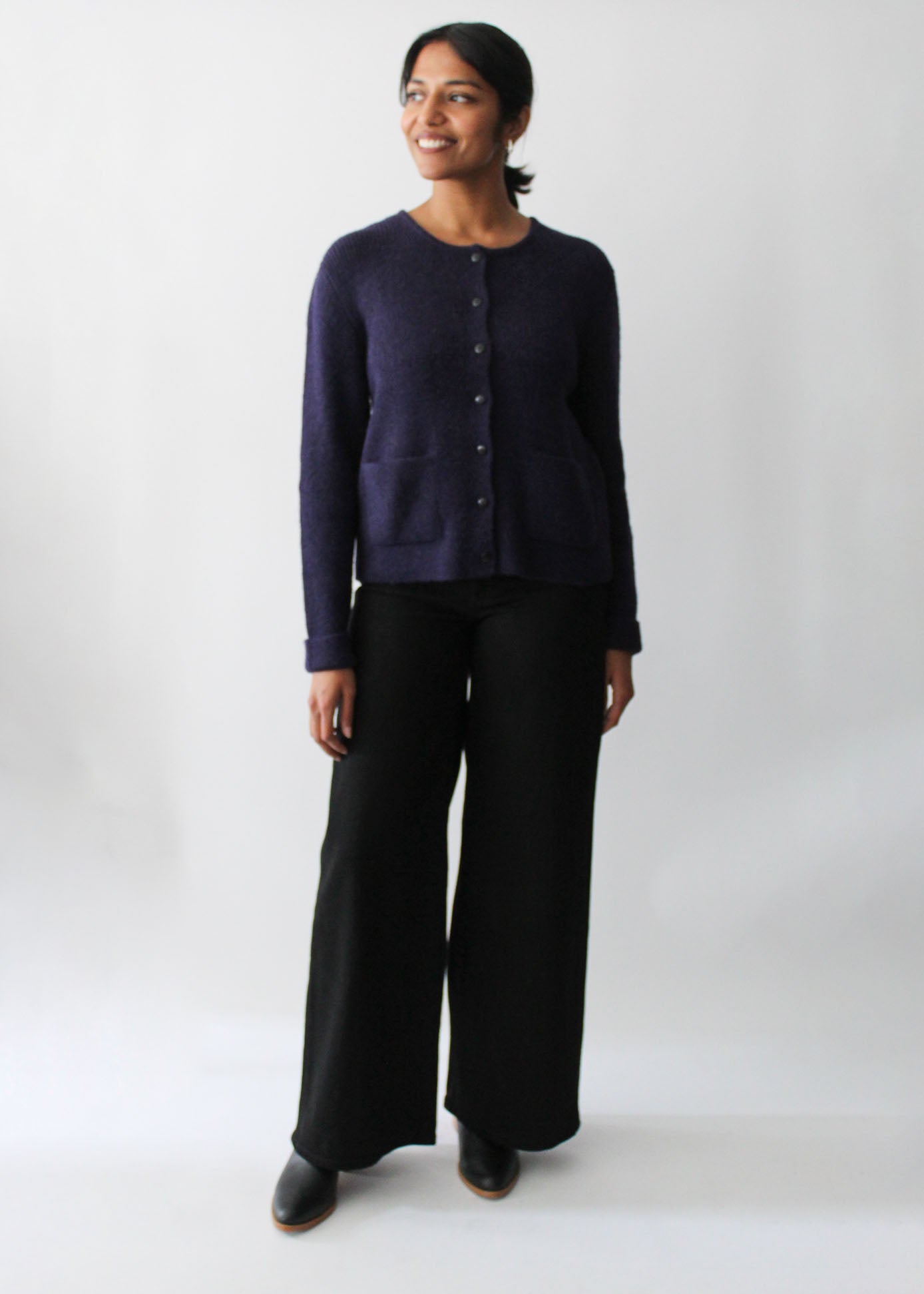 Sattva by Sarah - Cozy Cardigan - Navy