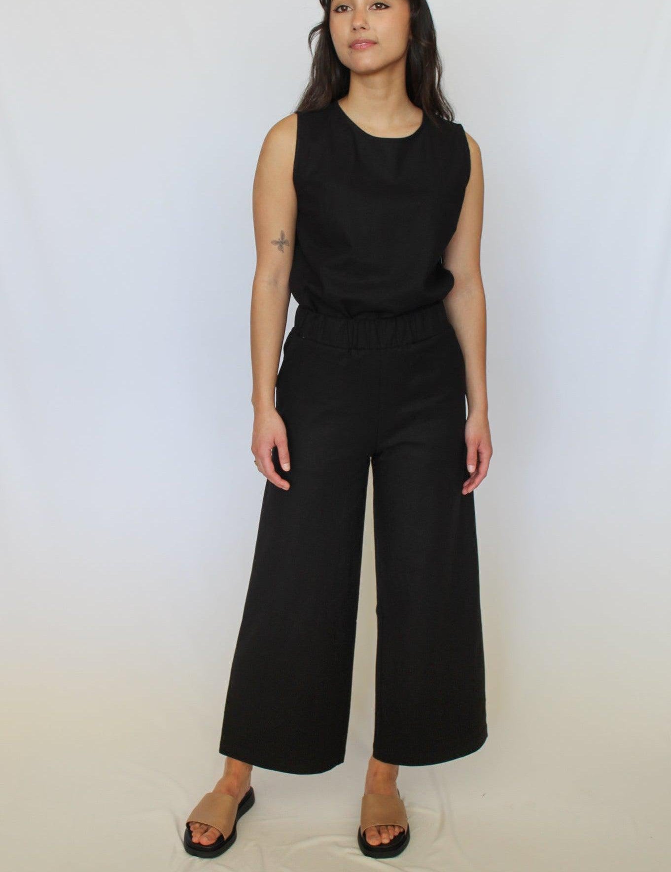 Sattva by Sarah - Linen Pants - Black