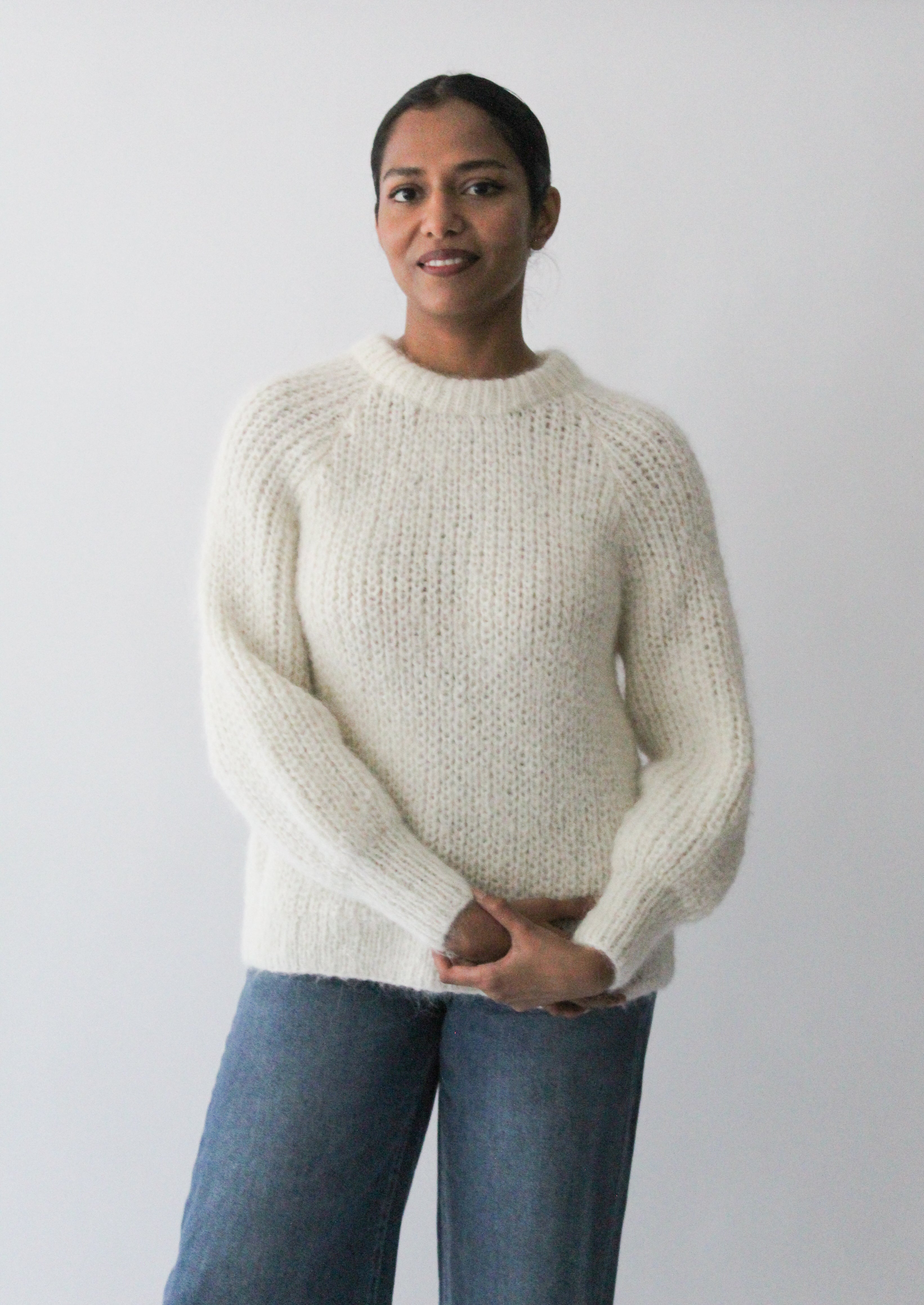 Sattva by Sarah - White Point Sweater -