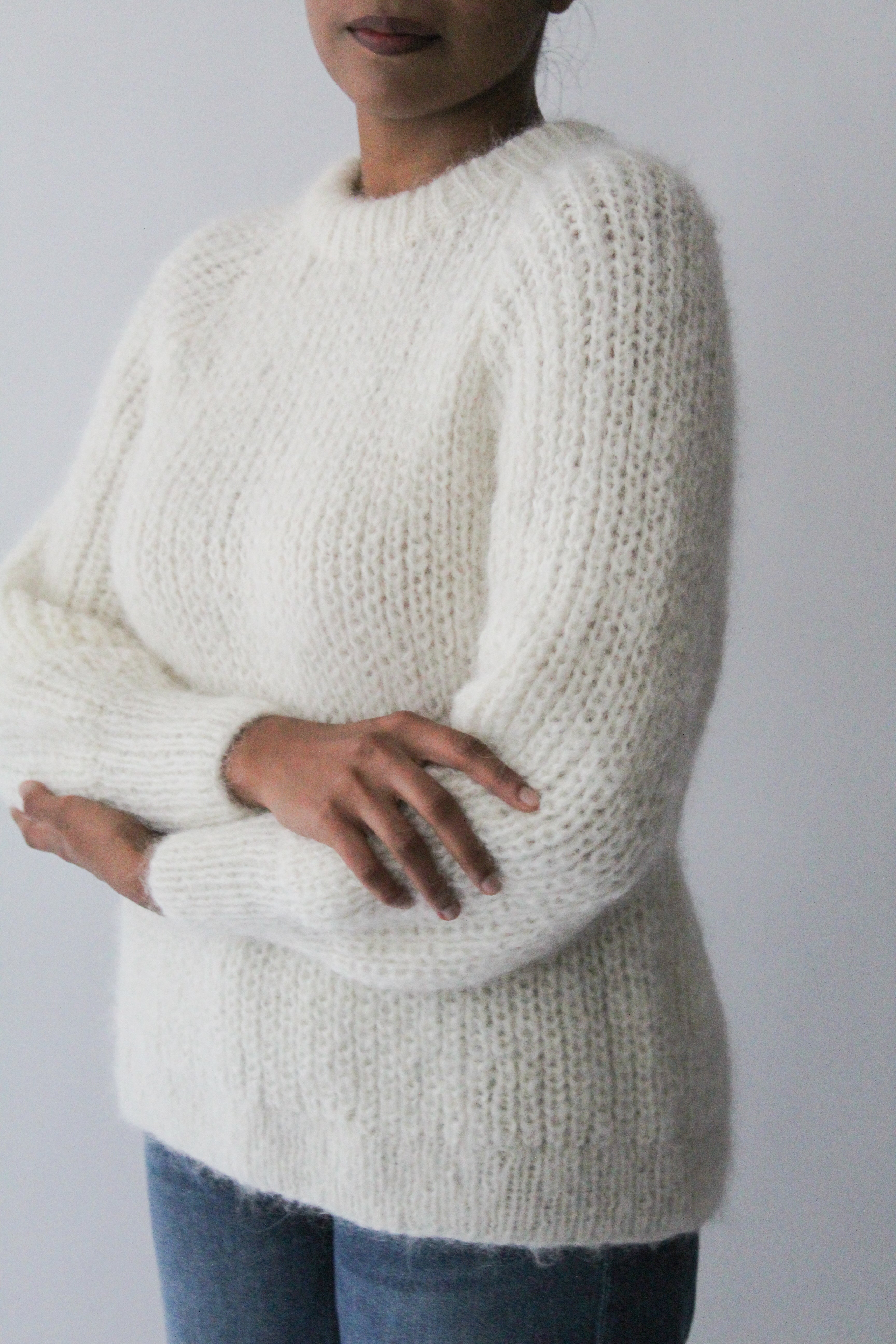 Sattva by Sarah - White Point Sweater -