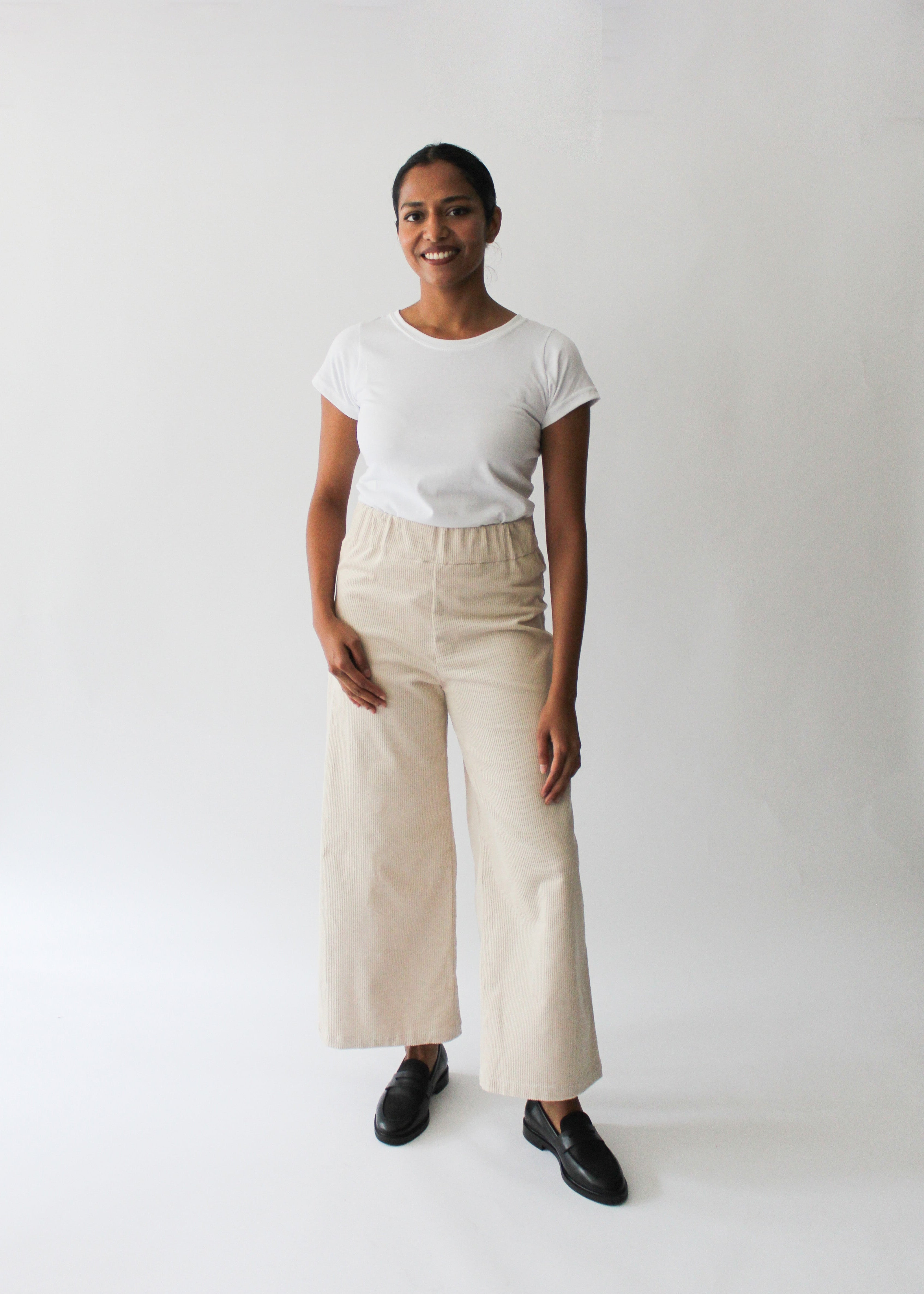 Sattva by Sarah - Cord Pant - Vanilla
