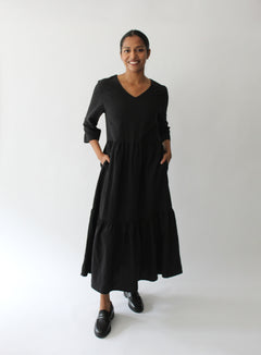 Sattva by Sarah - Anytime Dress - Black Bizet